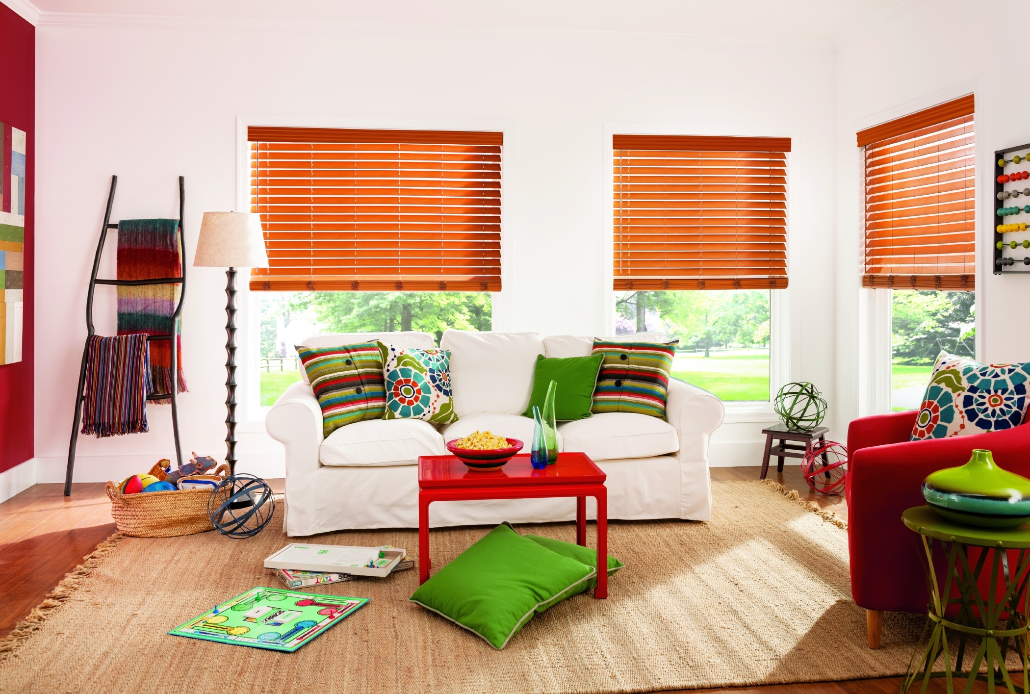 Bali: 2 1/2 Inch Faux Wood Blinds